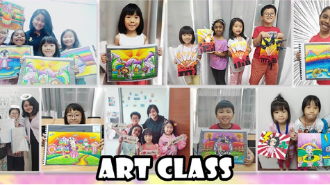 Art Enrichment class at Axcell